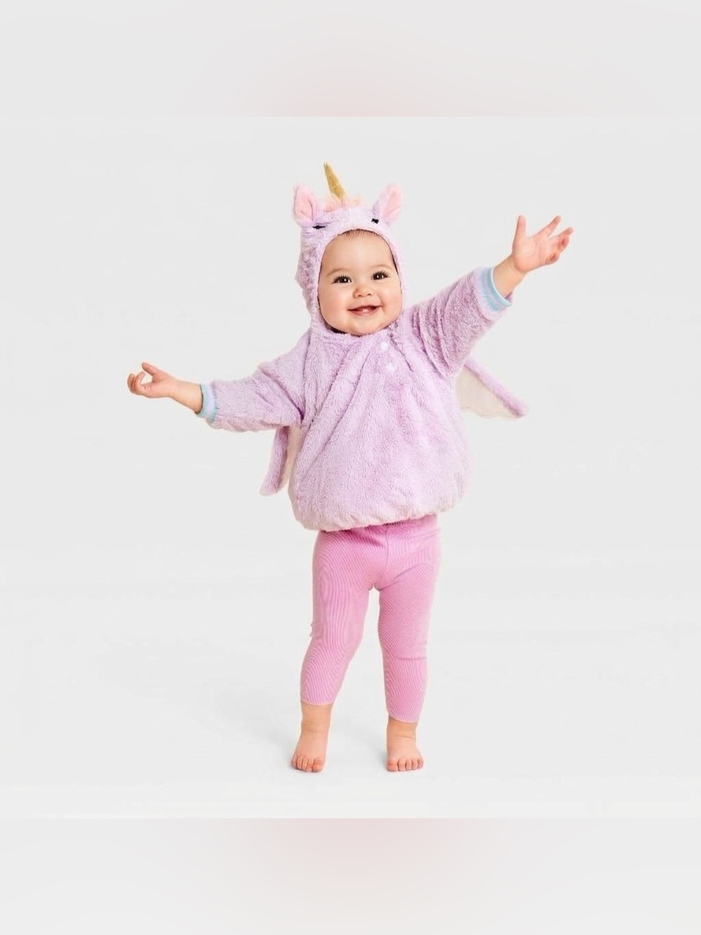 NWT Hyde & EEK! Boutique Infant Plush Unicorn Costume Pullover | 6-12M